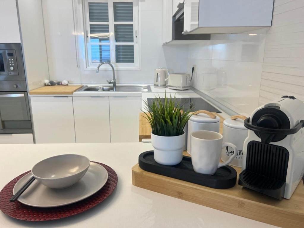 Kitchen counter and coffee machine — Golden View Costa Adeje photo gallery